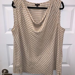 EUC Talbots cowl neck tank